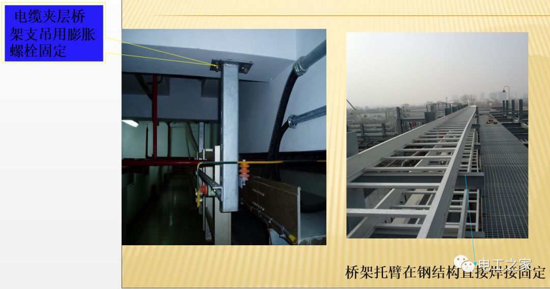 一條完成開關(guān)柜安裝，電纜橋架施工，電纜敷設(shè)及布線施工，照明配電箱施工