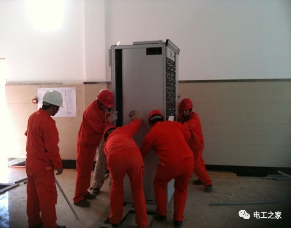 一條完成開關(guān)柜安裝，電纜橋架施工，電纜敷設(shè)及布線施工，照明配電箱施工