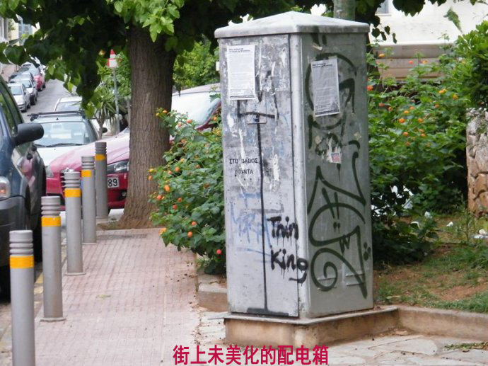Not 配電箱影響市容，但你不知道如何美化它。